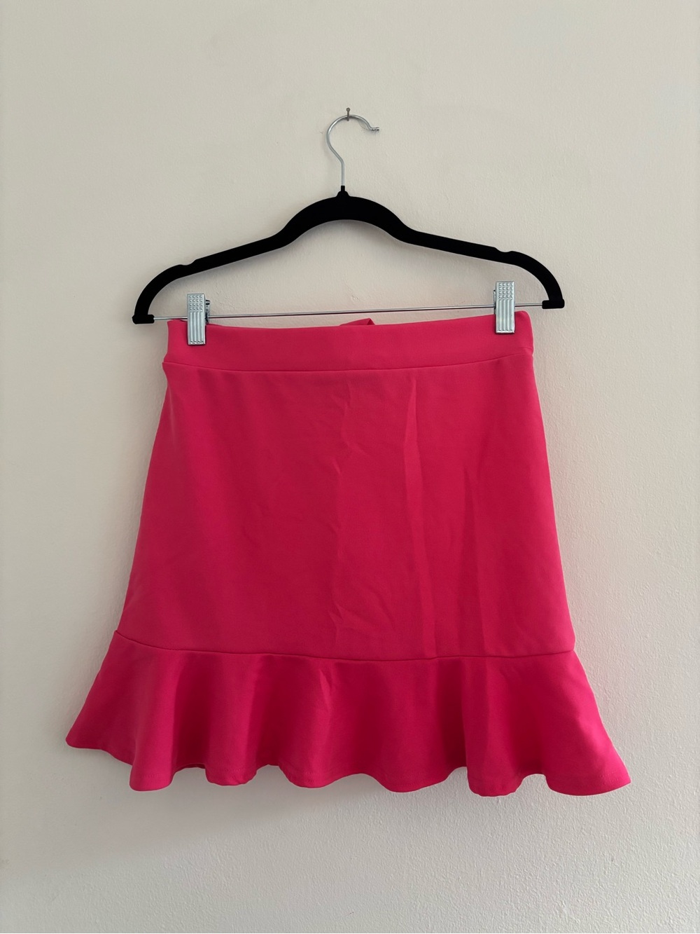 Pink Ruffle Mini Skirt